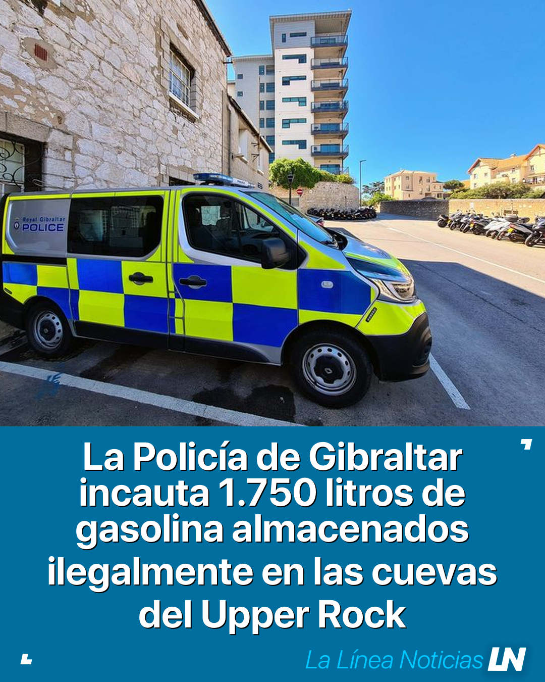 La Policía de Gibraltar incauta 1.750 litros de gasolina almacenados ilegalmente en las cuevas del Upper Rock