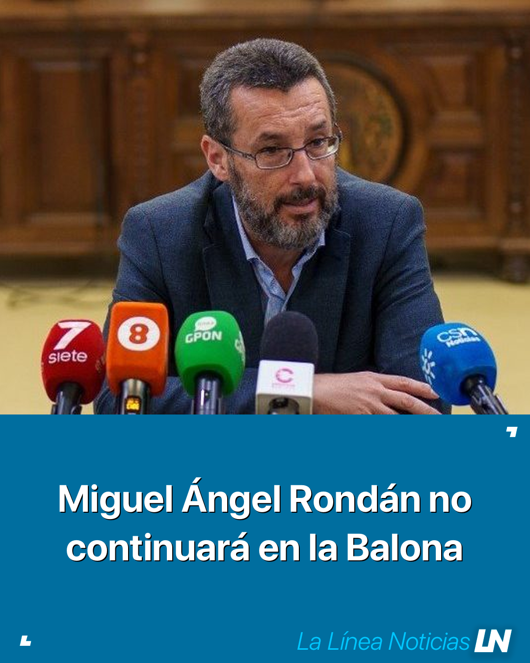 Miguel Ángel Rondán no continuará en la Balona