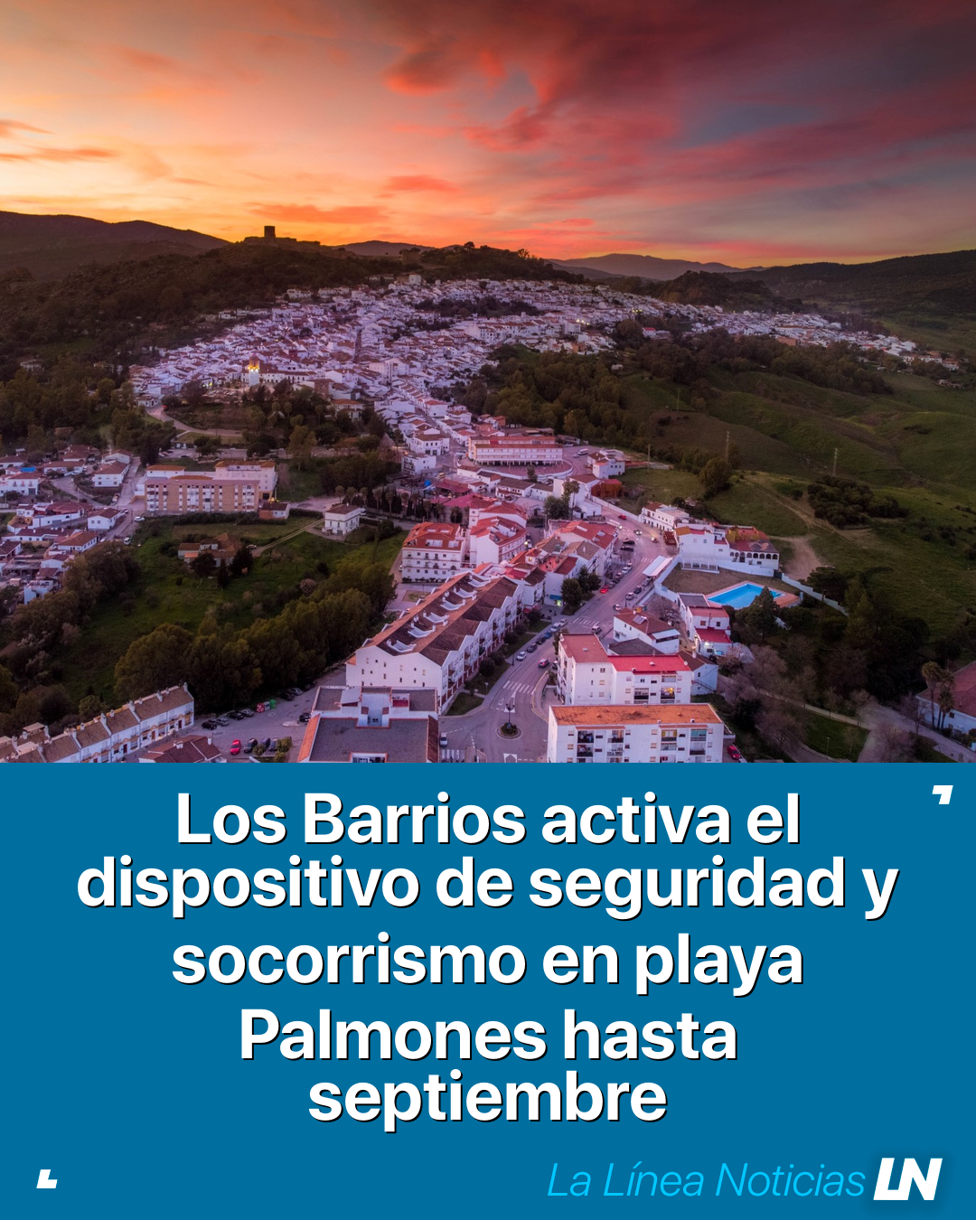 Los Barrios activa el dispositivo de seguridad y socorrismo en playa Palmones hasta septiembre