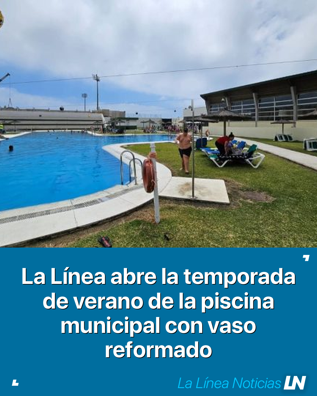 La Línea abre la temporada de verano de la piscina municipal con vaso reformado